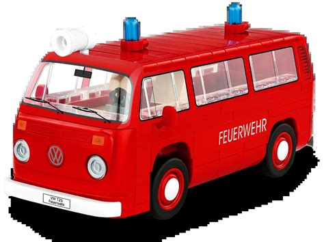 model COBI Volkswagen T2b Feuerwehr z klocków