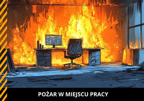 Infografika przedstawiająca chronologię wydarzeń pożaru w Kielcach, od wybuchu pożaru do wyroków sądowych.