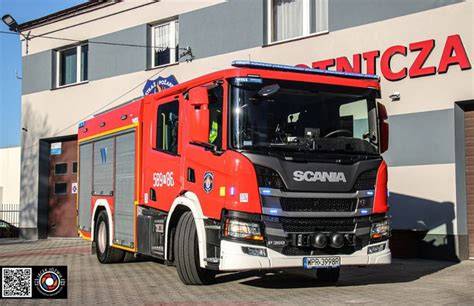 Scania P360 Wawrzaszek dla OSP Łomianki
