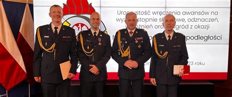 uroczystość wręczenia odznaczeń OSP Gołańcz
