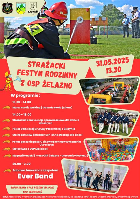 Rodzinny festyn strażacki z pokazami i atrakcjami dla dzieci