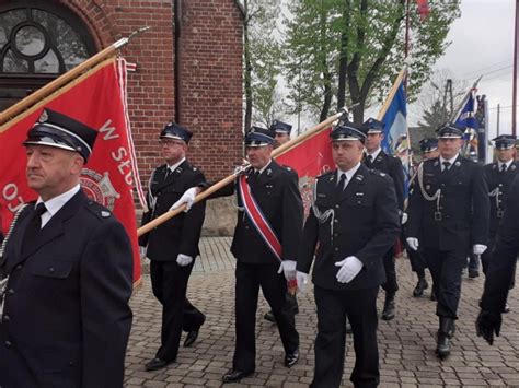 uroczystość religijna dla strażaków
