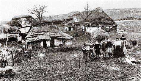 Zdjecie archiwalne wsi Trębaczów z początku XX wieku