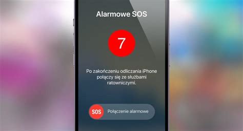 ikona funkcji Alarmowe SOS na iPhone'ie