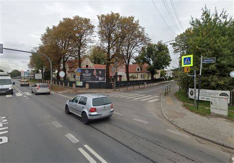 Zdjęcie zawalonego budynku na ulicy Poznańskiej, Piła