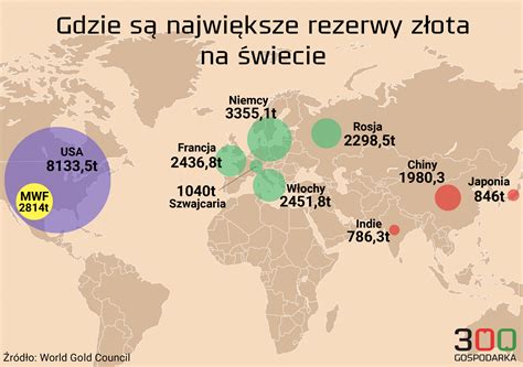 Mapa Wenezueli z zaznaczonym Łukiem Górniczym i obszarami wydobycia złota