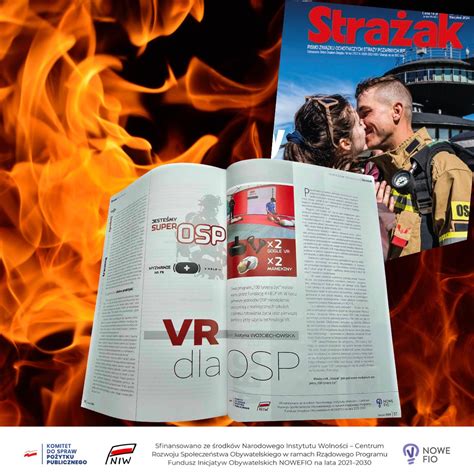 Okładka bieżącego numeru miesięcznika „Strażak”