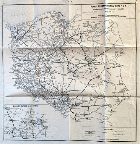 Mapa schematyczna przedstawiająca lokalizację szybu górniczego i magistrali wodnej do celów gaśniczych