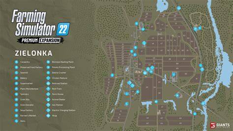 Mapa Zielonka w Farming Simulator 22 z nowymi uprawami