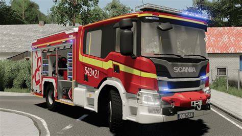 Detailed diagram or infographic of a GBARt 3/16 fire truck's features
