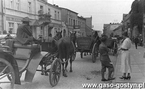 archiwalne zdjęcie remizy strażackiej w Bielsku z lat 30. XX wieku