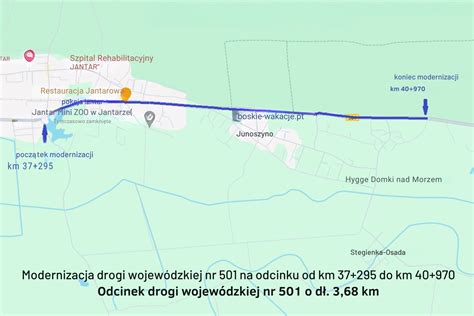Mapa poglądowa odcinka drogi wojewódzkiej nr 224 między Nową Karczmą a Grabówkiem, gdzie doszło do wypadku.