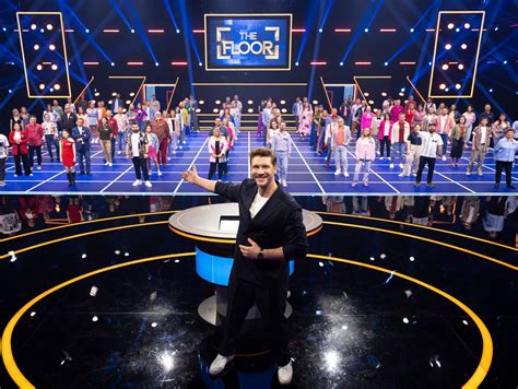 wizualizacja spadających kul w teleturnieju The Wall