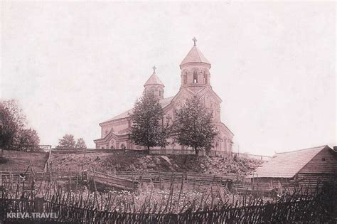 Historyczna fotografia Cerkwi Świętej Trójcy przed pożarem