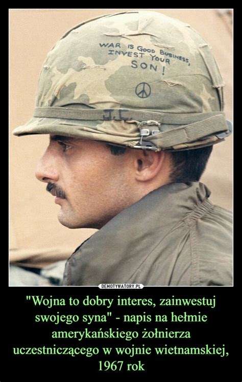 Fotografia żołnierza amerykańskiego w hełmie M1