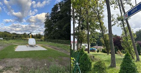 Lądowisko i śmigłowiec 