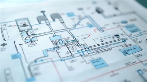 Schemat budowy magistrali wodnej podczas ćwiczeń
