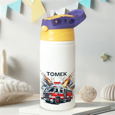 Przykładowe zdjęcie prześcieradła dla dziecka z motywem Strażaka Sama