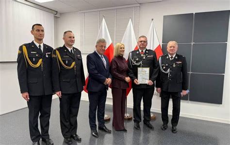 Odznaczenie dla zasłużonego strażaka