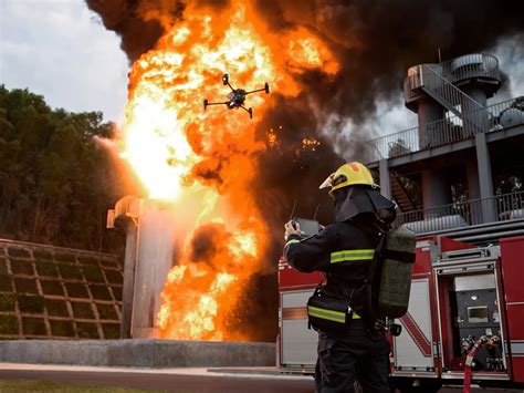Dron ratowniczy OSP Błądzim w akcji poszukiwawczej