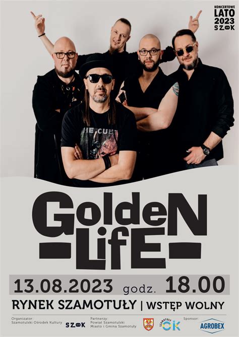 Zdjęcie koncertowe zespołu Golden Life z lat 90.