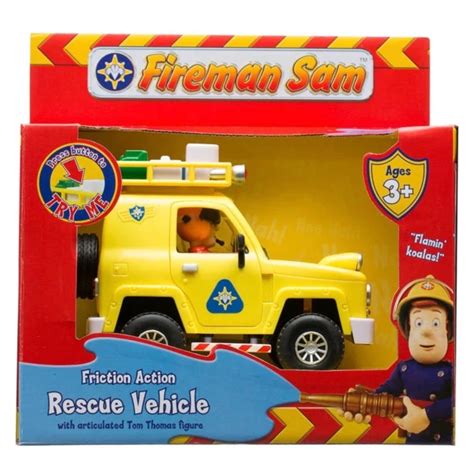 Photo of Fireman Sam's rescue jeep with its features