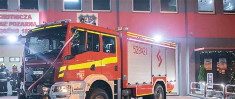 Zdjęcie nowego średniego samochodu ratowniczo-gaśniczego MAN TGM dla OSP Lubcza