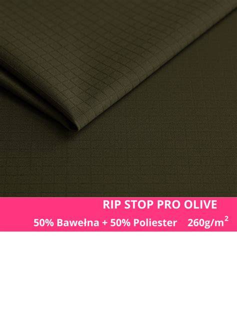 Infografika prezentująca technologię tkaniny RIP-STOP i jej odporność na uszkodzenia