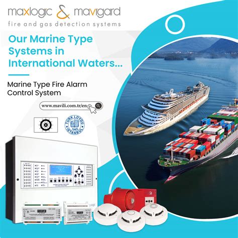 Scheme of a fire detection system on a ship