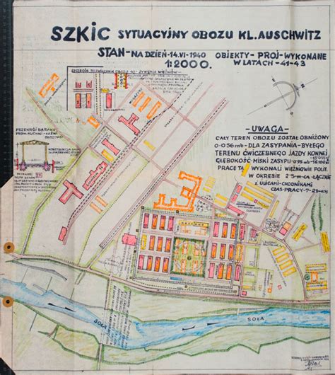 Mapa obozu Auschwitz-Birkenau