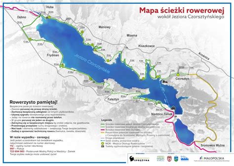 Mapa okolic Tonowa i Jeziora Tonowskiego