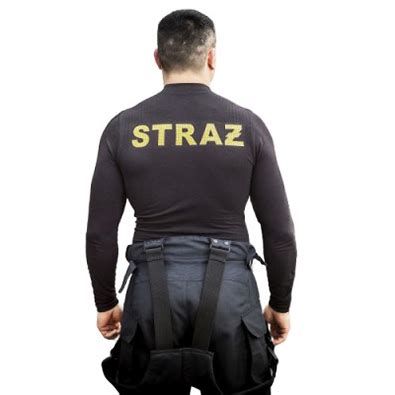 zdjęcie zestawu munduru koszarowego dla dzieci z napisem STRAŻ