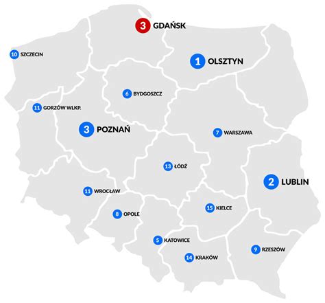 Infografika: mapa z zaznaczonymi lokalizacjami aktów sabotażu (Gdynia, Gdańsk, Marki, Wrocław, Warszawa)