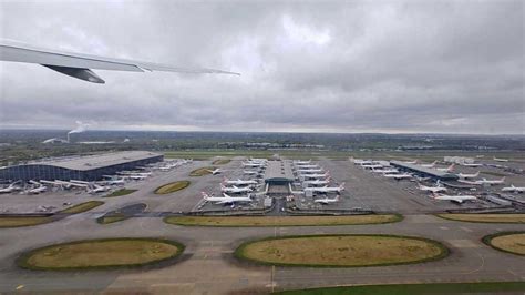 Mapa przekierowanych lotów z i na lotnisko Heathrow