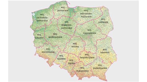 Mapa regionu Noteci z zaznaczonymi Górkami Noteckimi