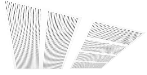 Różnorodne wzory perforacji płyt sufitowych GYPTONE BIG