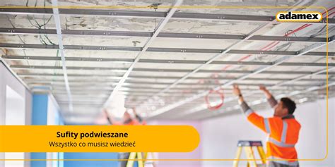 Przykładowa instalacja sufitu GYPTONE z ukrytą konstrukcją