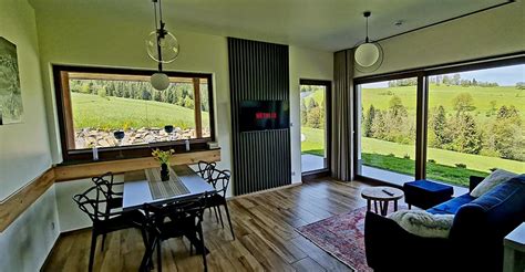 Apartament z widokiem na góry w obiekcie Maciejowe Wzgórze