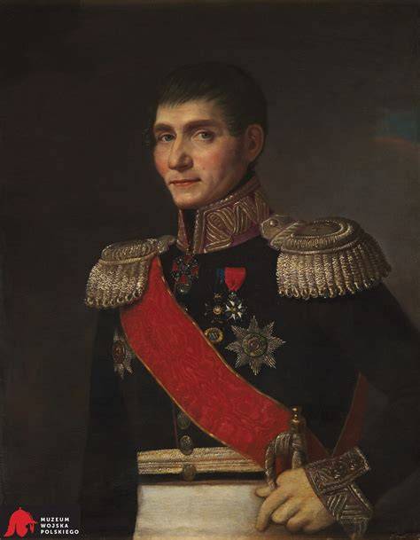 Portret generała Franciszka Żymirskiego w mundurze historycznym
