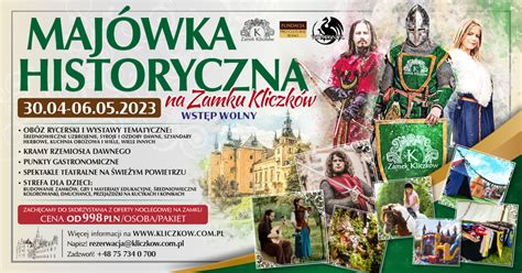 Zdjęcie z rekonstrukcji historycznej podczas Majówki na Zamku Kliczków