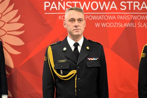 Portret nadbryg. Stanisława Nowaka w mundurze strażackim