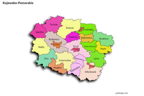 mapa lokalizacji pożaru w Kawlach, województwo pomorskie