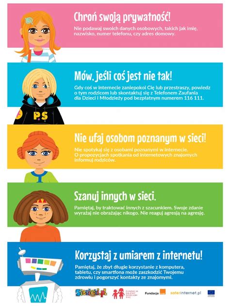 Infografika z najważniejszymi zasadami bezpieczeństwa dla dzieci inspirowana Strażakiem Samem