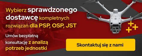 Zdjęcie drona używanego przez PSP
