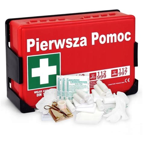 apteczka pierwszej pomocy, zimna woda