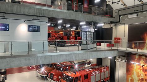 Wnętrze nowej siedziby Małopolskiego Muzeum Pożarnictwa