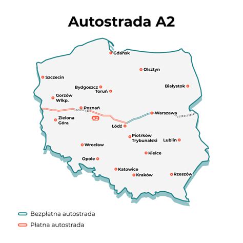 Map showing Autostrada A2 in the vicinity of Luboń, with markers for reported incidents.