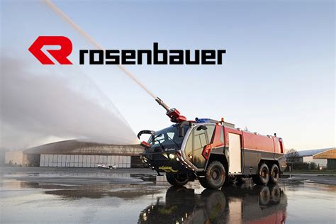 Thematic photo of modern firefighter equipment from Rosenbauer, showcasing the brand's innovation.