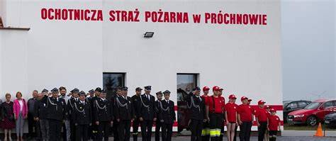 Zdjęcie z ceremonii otwarcia zawodów OSP w Wiżajnach