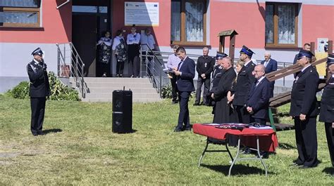 Uroczyste obchody jubileuszu OSP Chruszczobród z udziałem strażaków i mieszkańców